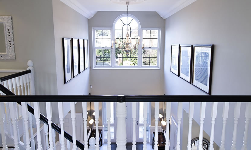 View of entrance hall from first floor